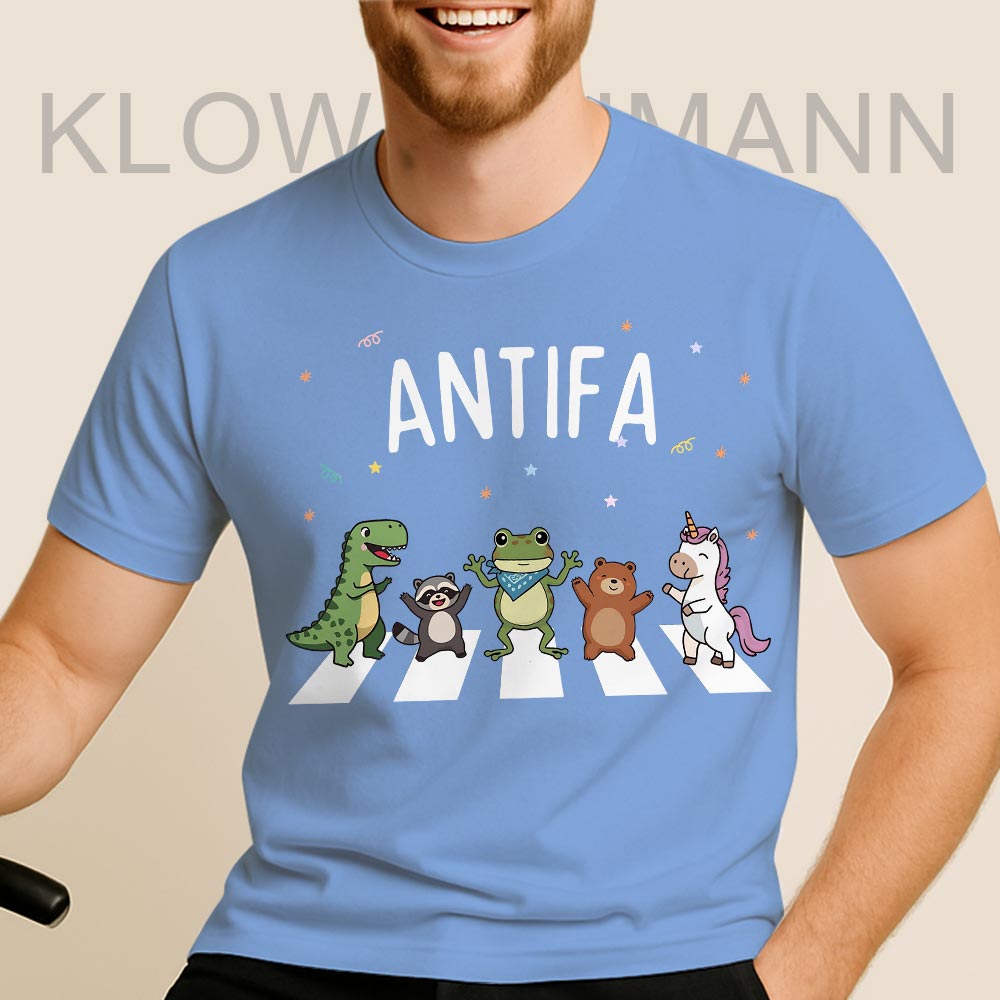 ANTIFA Frog Shirt, Portland Is A "War Zone"