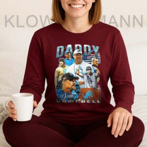 Daddy Dan Campbell Long Sleeve, Detroit Lions