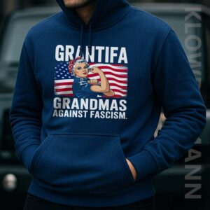 Grantifa Grandmas Against Fascism Hoodie, Anti Trump