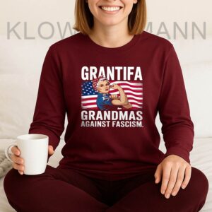 Grantifa Grandmas Against Fascism Long Sleeve, Anti Trump
