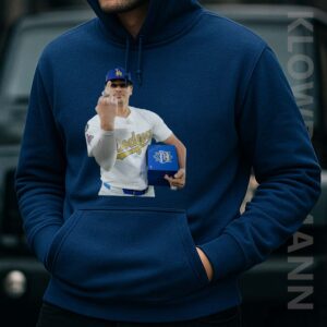 Kike Hernandez Ring Middle Finger Hoodie, Los Angeles Dodgers