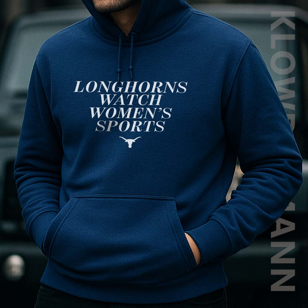 Longhorns Watch Women’s Sports Hoodie, Texas Longhorns