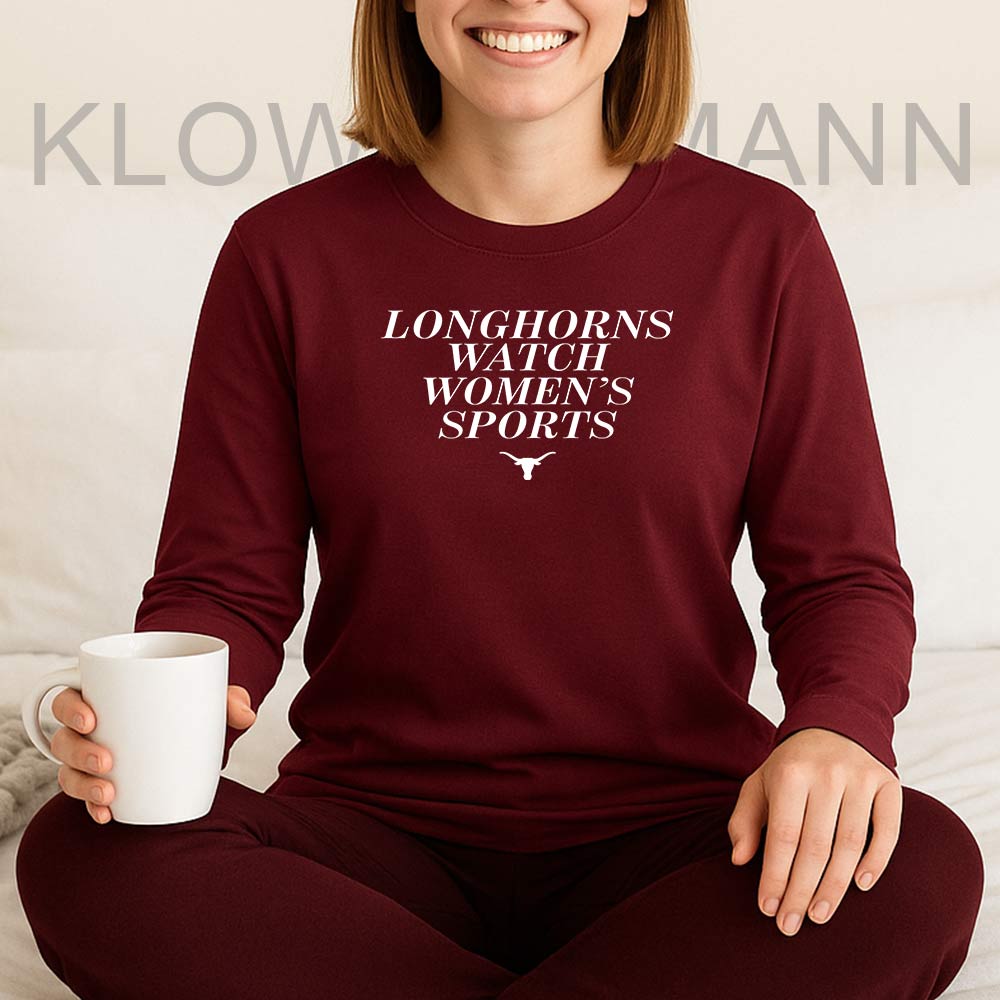 Longhorns Watch Women's Sports Long Sleeve