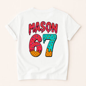 Mason 67 Ice Cream Cute Meme Six Seven Shirt,