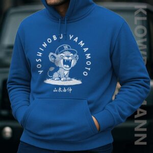 Yoshinobu Yamamoto Baby Lion Hoodie, Los Angeles Dodgers