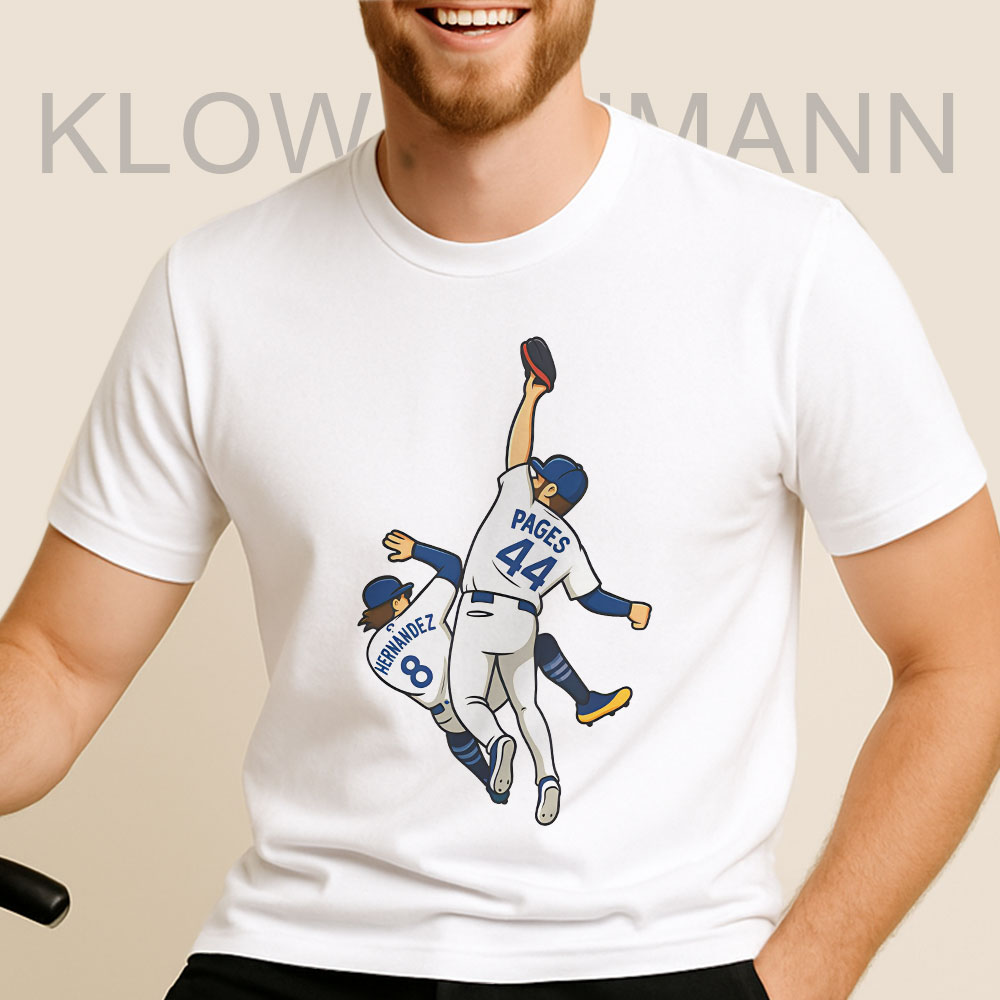 Andy Pages Hitting Kiké Hernandez Shirt, 9th Inning Catch World Series