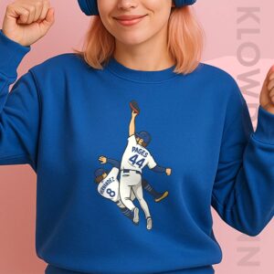 Andy Pages Hitting Kiké Hernandez Sweatshirt, 9th Inning Catch World Series