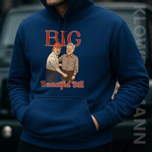 Big Beautiful Bill Clinton Hoodie, Epstein Files, Anti Trump