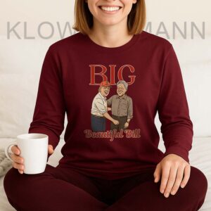 Big Beautiful Bill Clinton Long Sleeve, Epstein Files, Anti Trump