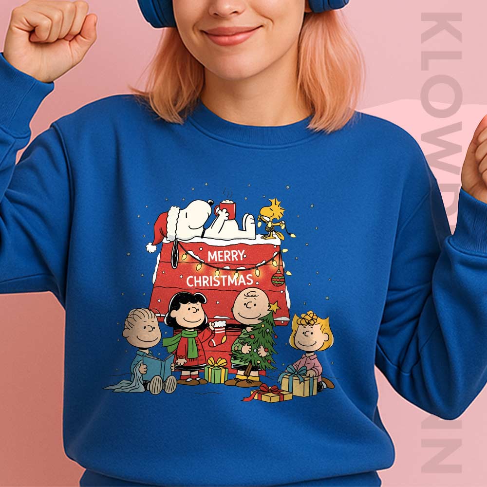 Charlie Brown Christmas Sweatshirt, Snoopy, Peanuts Christmas