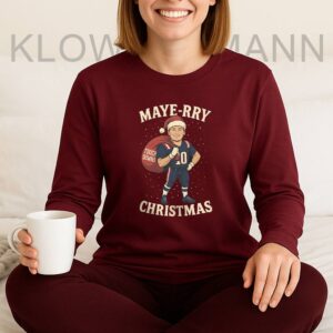 Drake Maye-RRY Christmas Long Sleeve