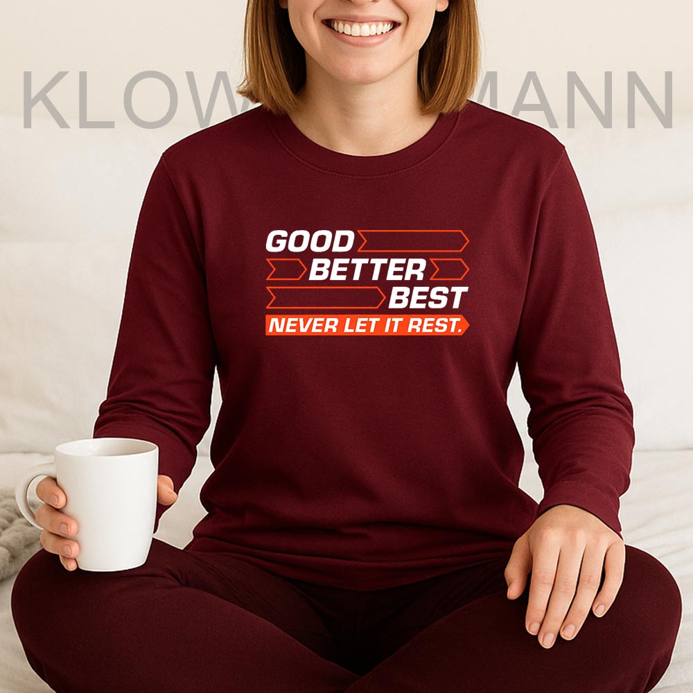 Good Better Best Never Let It Rest Long Sleeve, For Chicago Bears Fans
