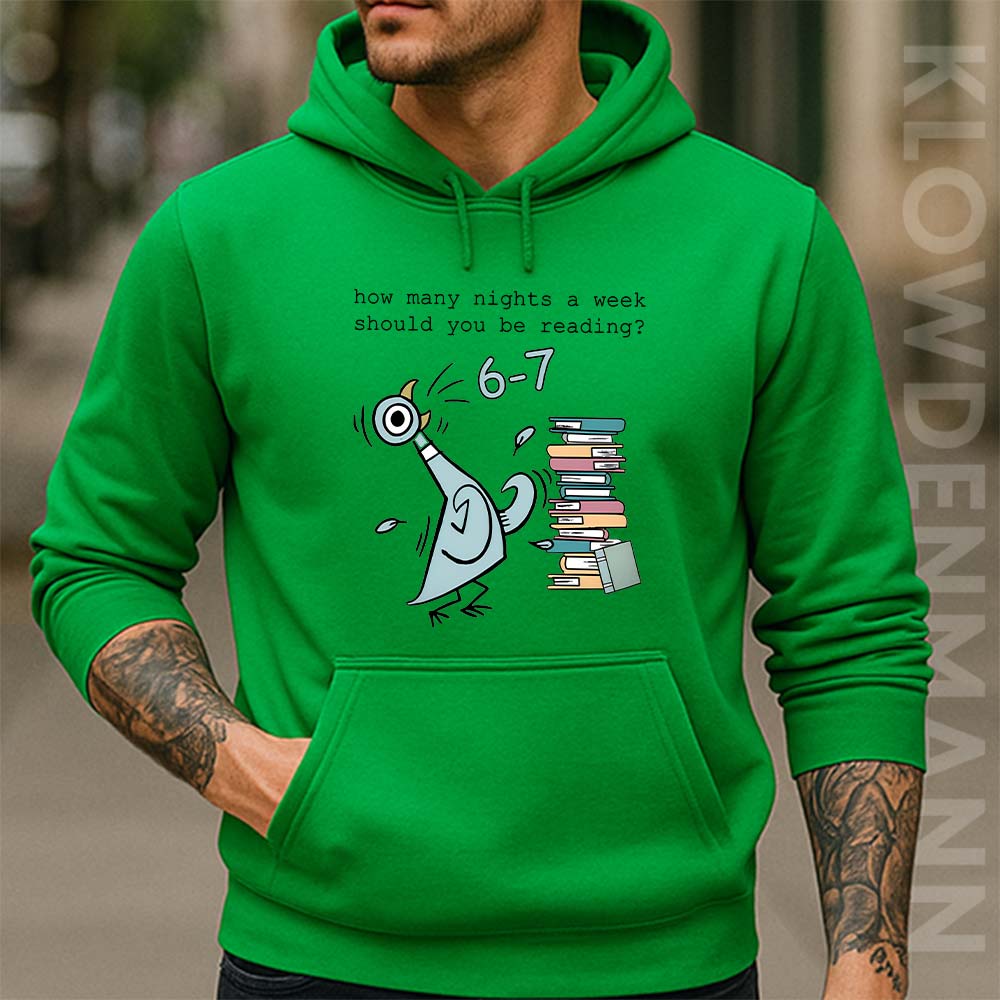 How Many Nights A Week Should You Be Reading 6-7 Hoodie, Six Seven Trending