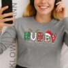 Wifey Hubby Christmas Long Sleeve, For Couple
