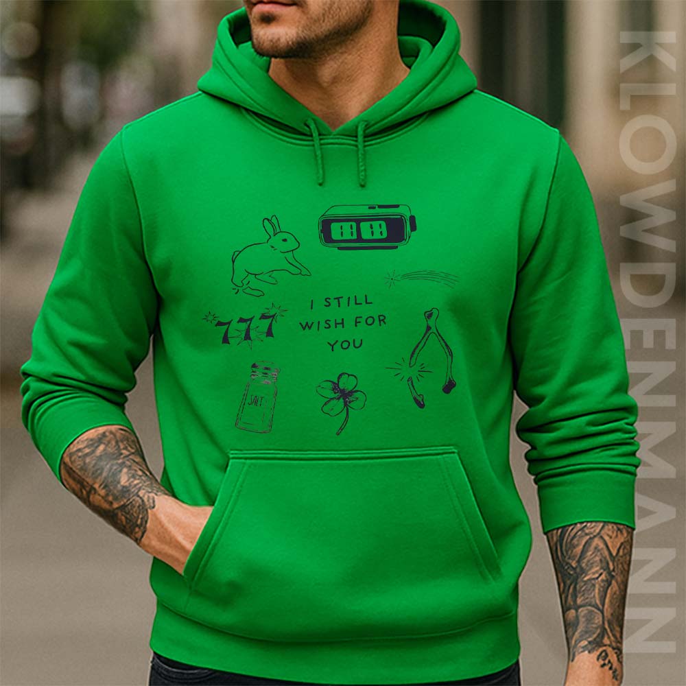 I Still Wish For You Hoodie, Lucky Charm Collage