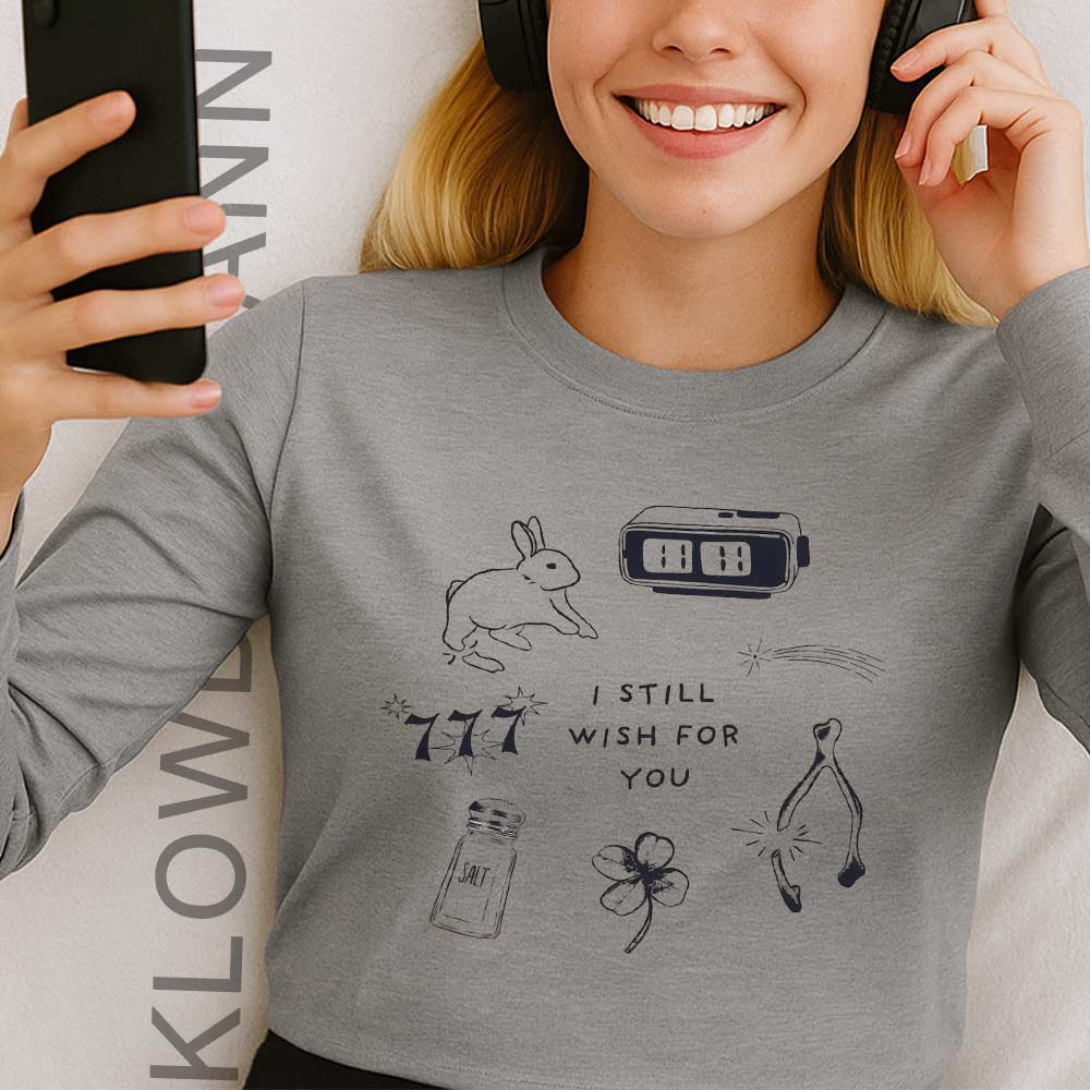 I Still Wish For You Long Sleeve, Lucky Charm Collage