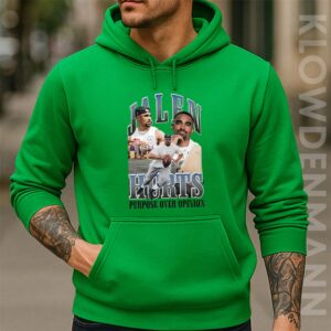 Jalen Hurts Purpose Over Opinion Hoodie