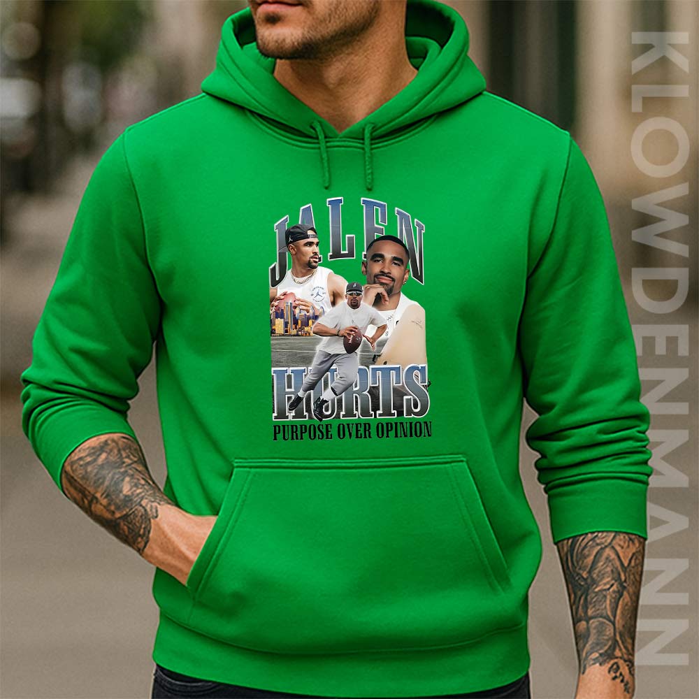 Jalen Hurts Purpose Over Opinion Hoodie