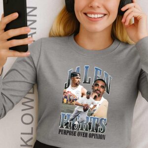 Jalen Hurts Purpose Over Opinion Long Sleeve