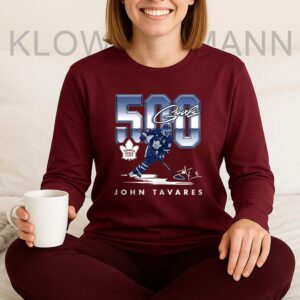 John Tavares Toronto Maple Leafs 500 Goals Long Sleeve
