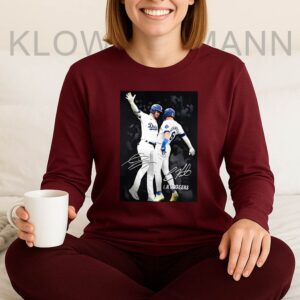 Kiké Hernandez and Gavin Lux Long Sleeve, Los Angeles Dodgers