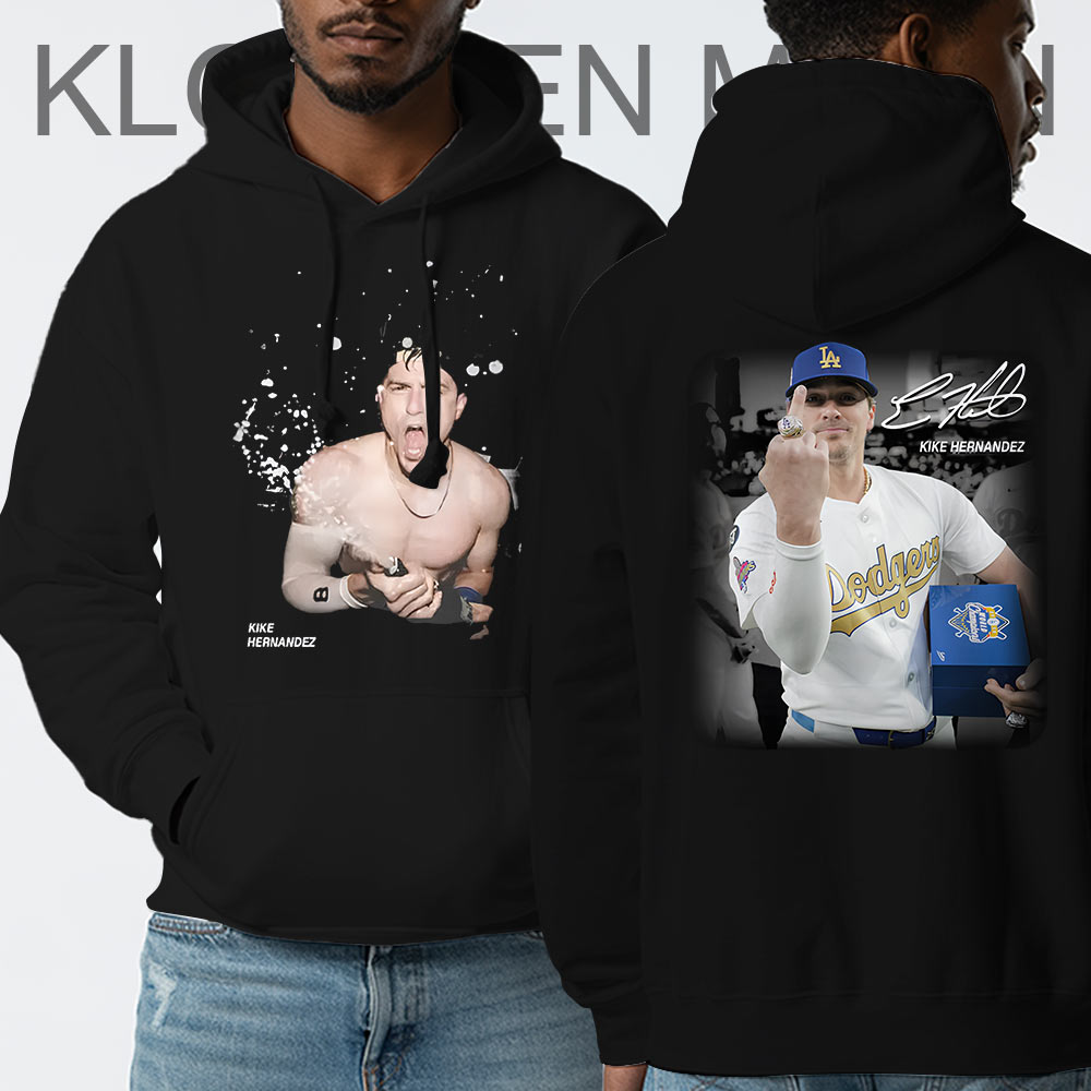 Kiké Hernandez We Don’t Give A Fuck Hoodie, Los Angeles Dodgers