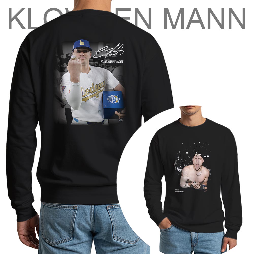 Kiké Hernandez We Don’t Give A Fuck Long Sleeve, Los Angeles Dodgers