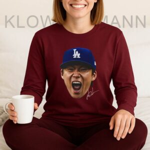 LA Dodgers Yoshinobu Yamamoto Long Sleeve, With Signature