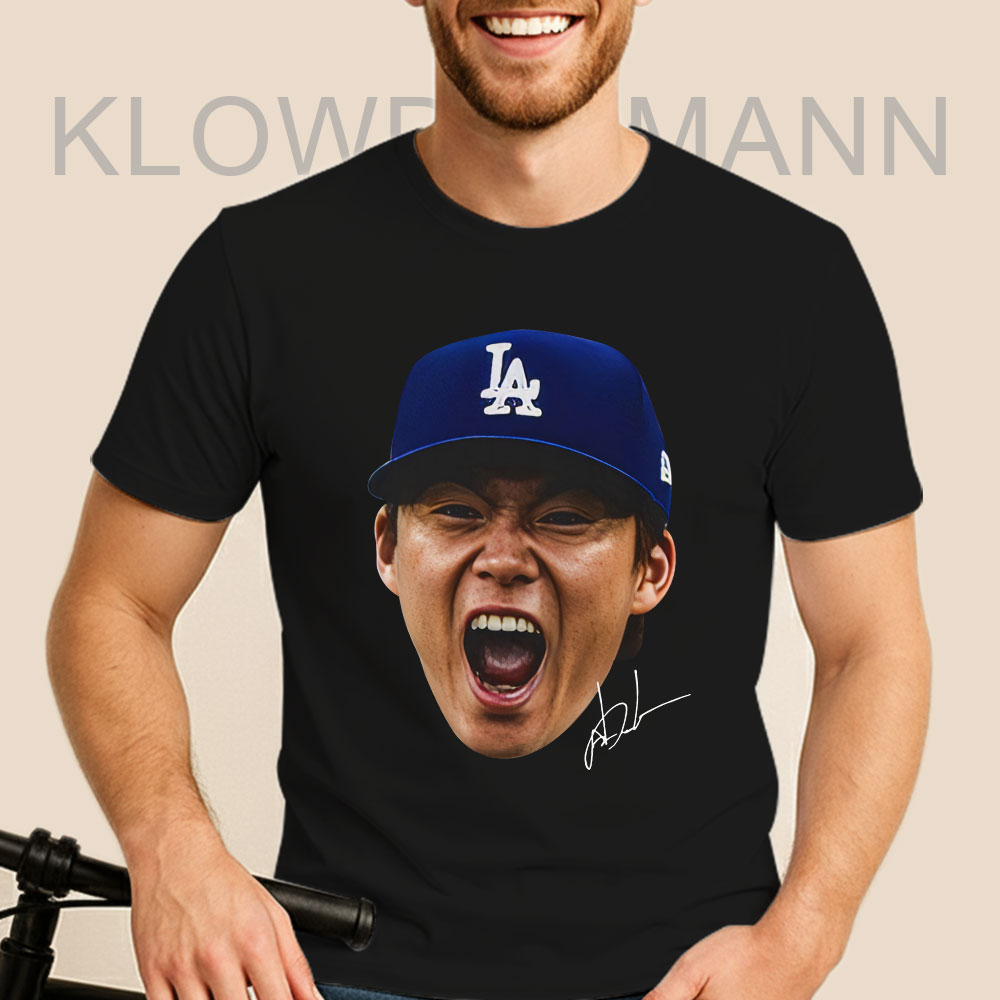 LA Dodgers Yoshinobu Yamamoto Shirt, With Signature