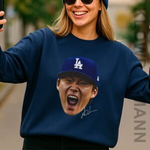 LA Dodgers Yoshinobu Yamamoto Sweatshirt, With Signature