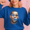 Lebron James Bubble Gum Blue Boxy Sweatshirt, Los Angeles Lakers