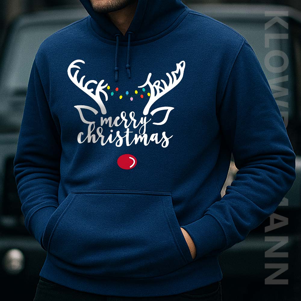 Merry Christmas Fuck Trump Xmas Hoodie, Anti Trump