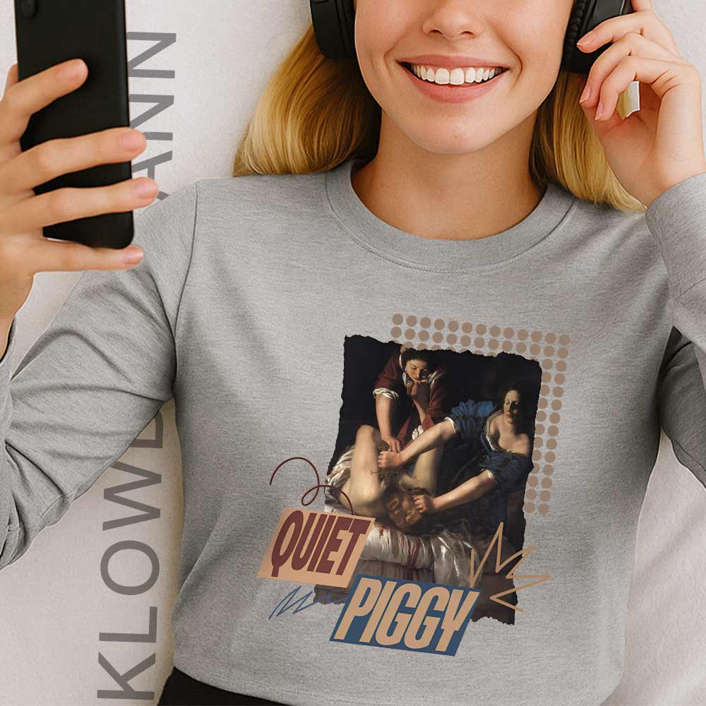 Quiet Piggy Feminist Long Sleeve