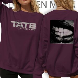 Tate McRae T8 Lips Sweatshirt, So Close To What, Miss Possessive Tour 2025