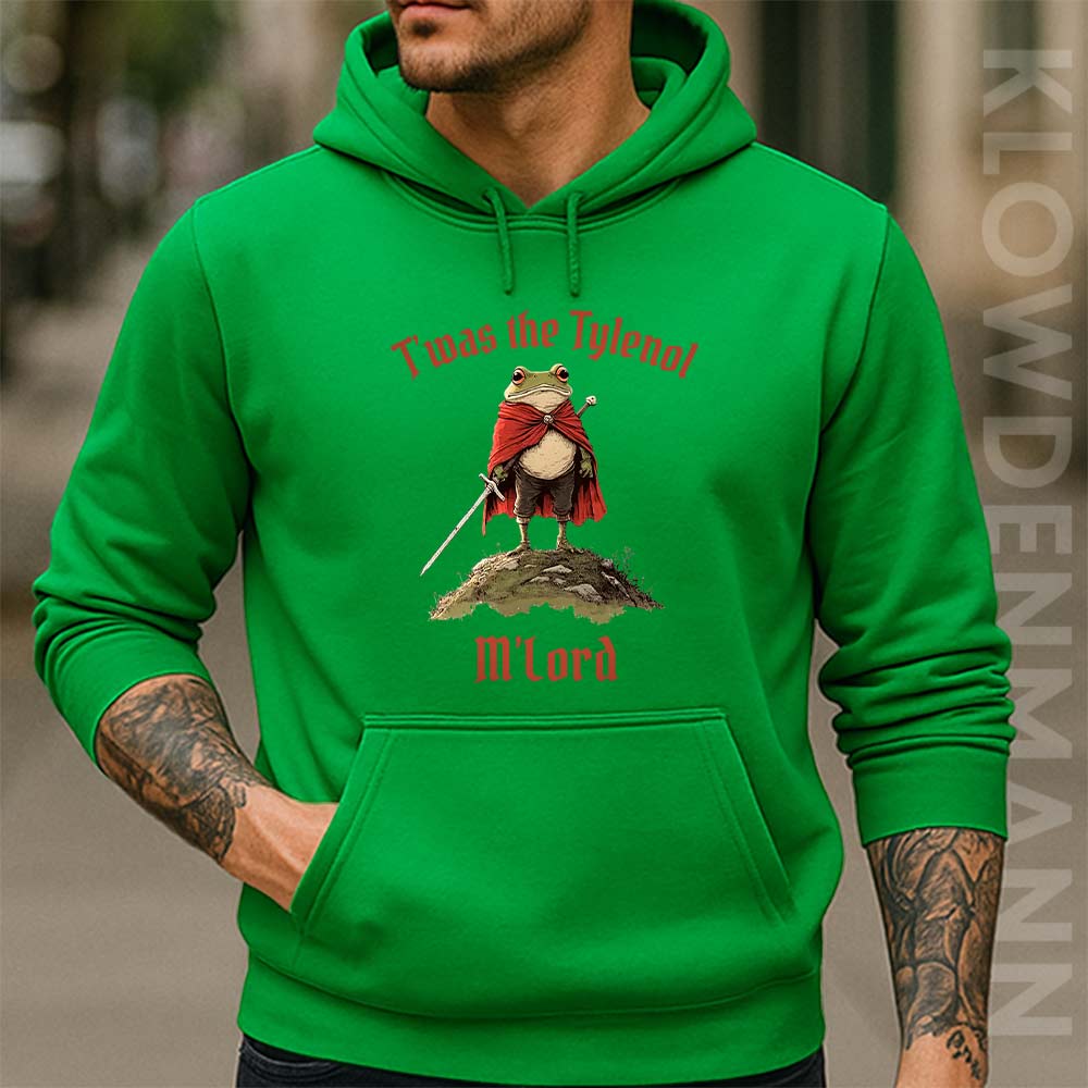 Twas the Tylenol M'lord Hoodie, Anti RFK Jr Frog Liberal, Anti Trump