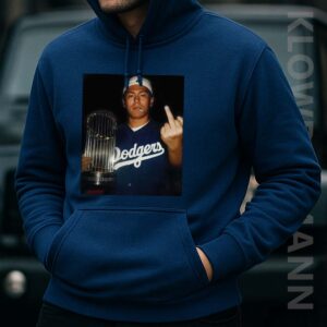 Yoshinobu Yamamoto Middle Finger Hoodie, World Series Champions 2025