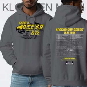 77 Carson Hocevar Nascar Tour Schedule 2026 Hoodie
