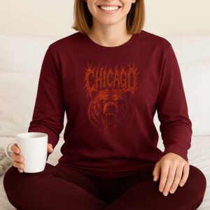 Chicago Bear Metal Band Style Long Sleeve