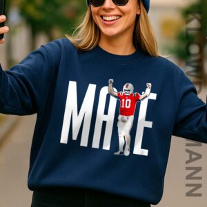 Drake Maye 10 Sweatshirt, New England Patriots