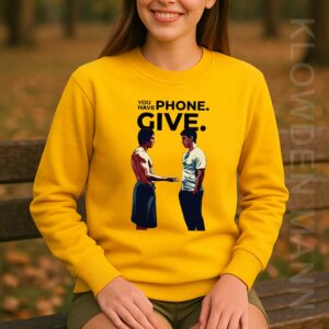 Heated Rivalry, You Have Phone, Give Sweatshirt