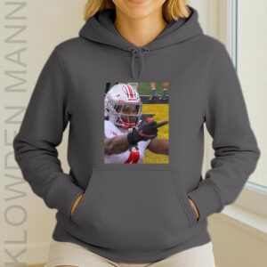 Jeremiah Smith Middle Finger Hoodie, Flips Off Michigan Fans