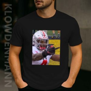 Jeremiah Smith Middle Finger Shirt, Flips Off Michigan Fans