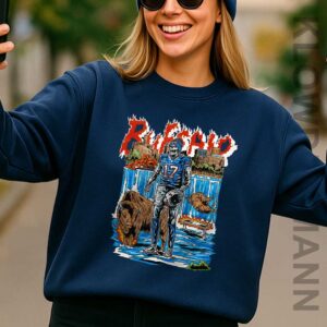 Josh Allen Buffalo Bills Skeleton Sweatshirt