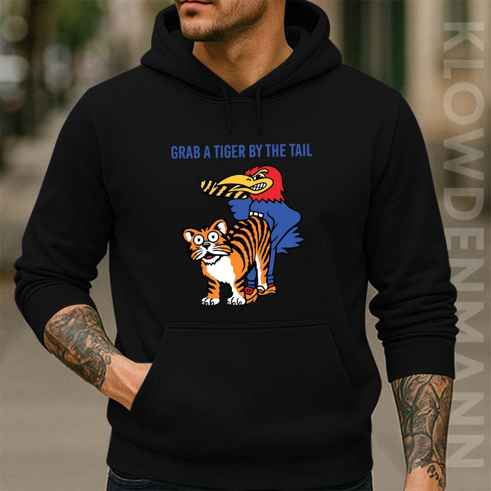 Grab A Tiger By The Tail Hoodie, Kansas Vs Missouri Rivalry