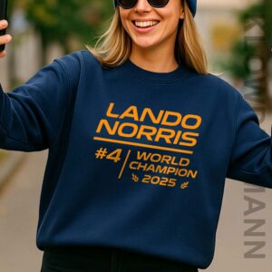 Lando Norris 2025 World Champion F1 Sweatshirt, McLaren Race