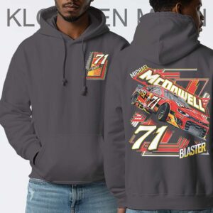 71 Michael McDowell B'laster 2025 Hoodie, Nascar
