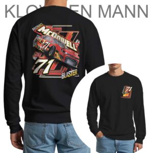71 Michael McDowell B'laster 2025 Long Sleeve, Nascar