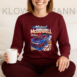 71 Michael McDowell DePaul University 2025 Long Sleeve, Nascar
