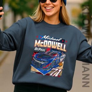 71 Michael McDowell DePaul University 2025 Sweatshirt, Nascar