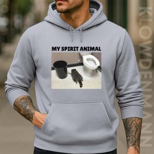 My Spirit Animal Hoodie, Raccoon Gets Drunk Liquor